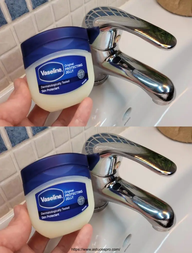 Metti un po’ di Vaseline nel lavandino! Non lo userai mai più allo stesso modo.