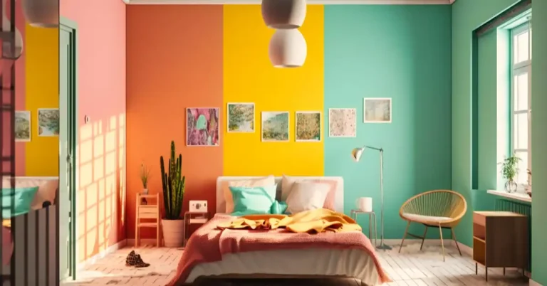 Esplorando spazi interni colorati