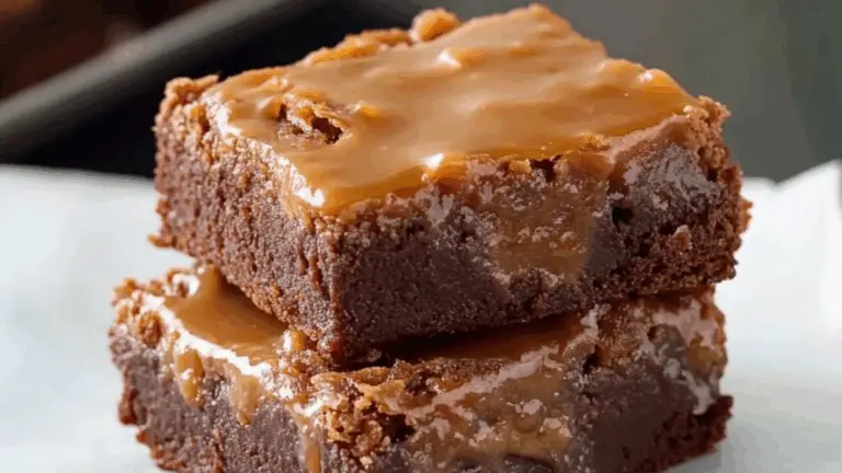 Brownies al Caramello Salato  – Il dolce fondente che conquista al primo morso