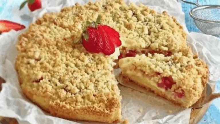 Sbriciolata Crema e Fragole: La Dolcezza della Primavera in Ogni Morso!