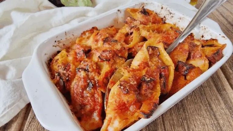 Conchiglioni Ripieni alle Melanzane, Ricotta e Provolone