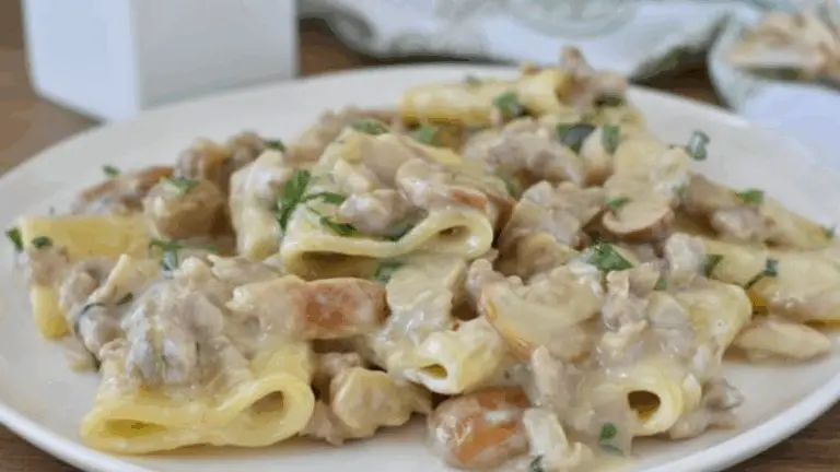 Paccheri con Salsiccia e Zucchine