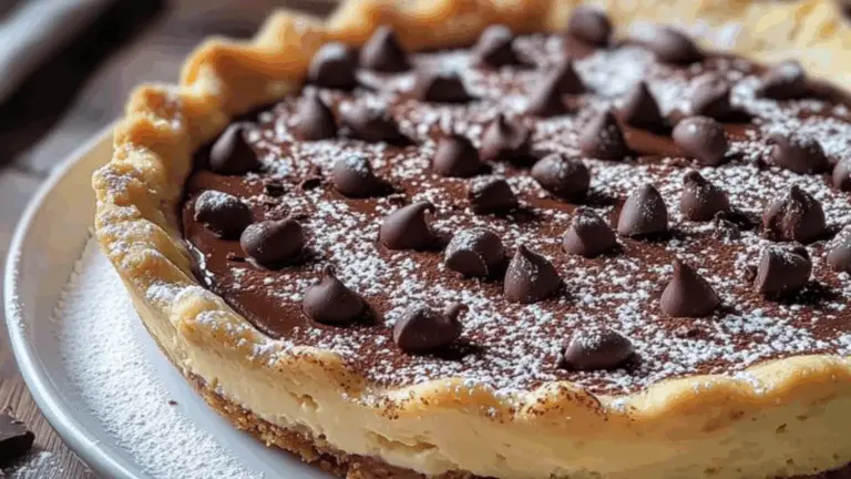 Crostata di Ricotta e Gocce di Cioccolato: una Dolce Coccola Irresistibile!
