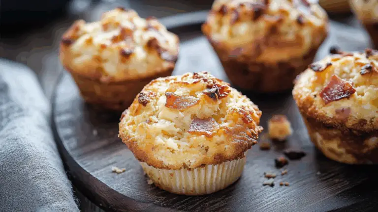 Muffin Salati di Patate, Bacon e Formaggio