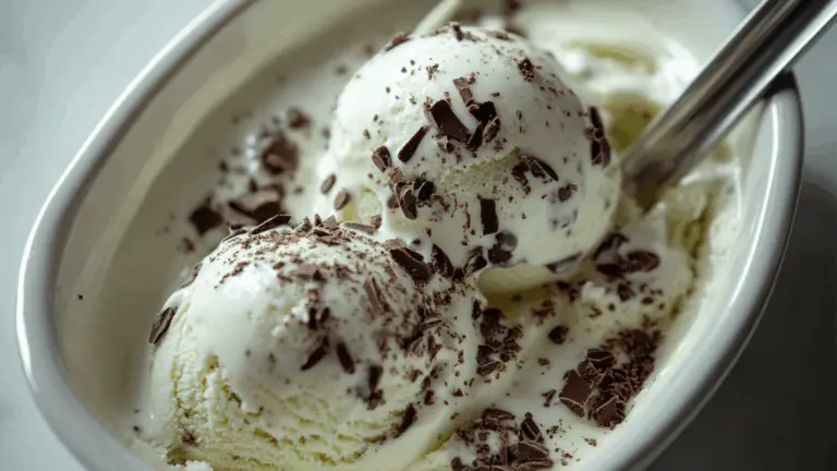 Gelato al Pistacchio con Stracciatella di Cioccolato Fondente