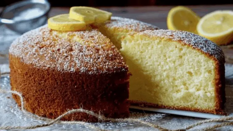 Torta 12 Cucchiai al Limone – Senza Bilancia, Pronta in 5 Minuti!
