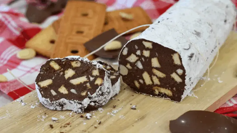 Salame al Cioccolato Light (senza uova e senza burro)