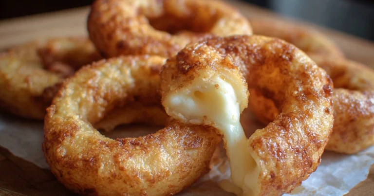 Anelli di Cipolla Ripieni di Mozzarella: Lo Snack Che Conquista Tutti