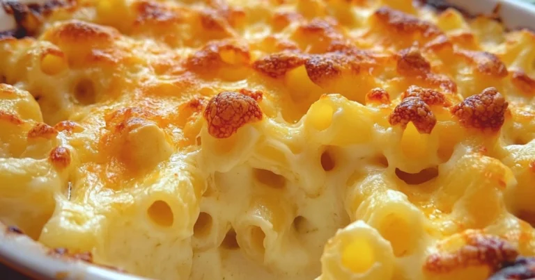 Maccheroni al Formaggio al Forno in Stile Sudista: Un Comfort Food Ricco e Cremoso