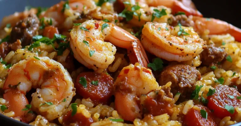 Riso con Gamberi e Salsiccia in Stile Cajun: Un Piatto Ricco di Sapore e Tradizione Cajun