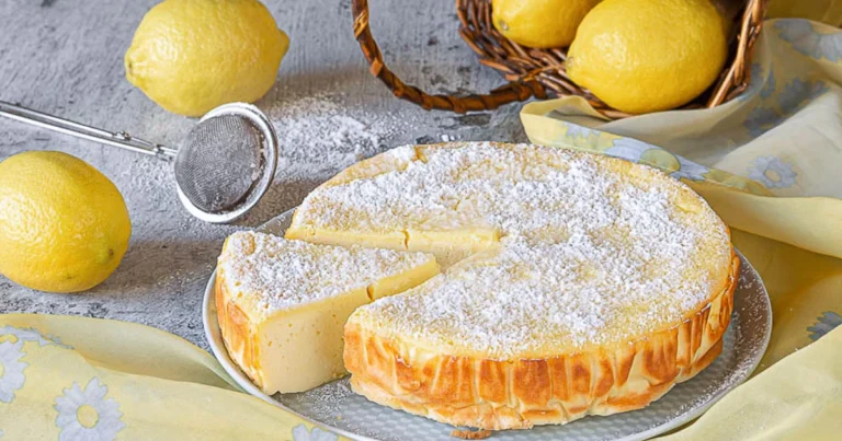Torta Magica al Limone e Ricotta: Soffice, Cremosa e Irresistibile
