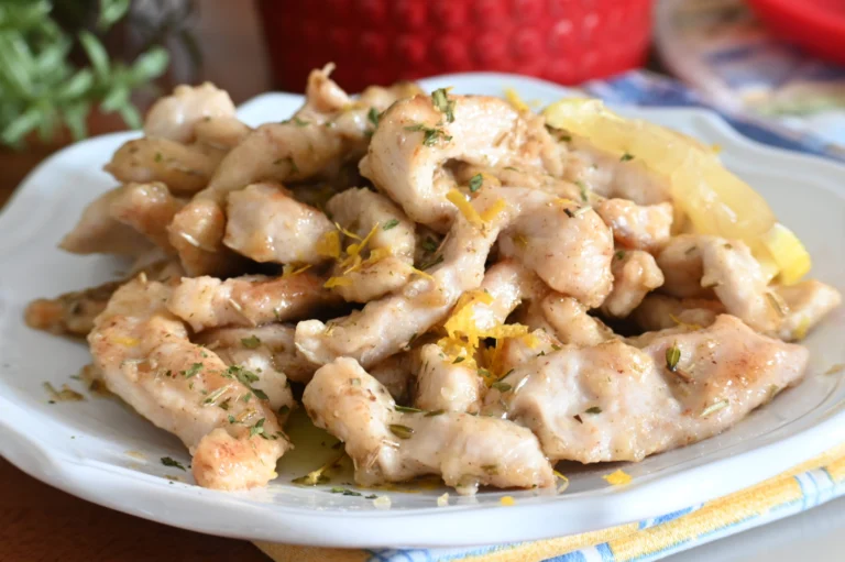 Straccetti di Pollo al Limone: Ricetta Facile, Gustosa e Salutare
