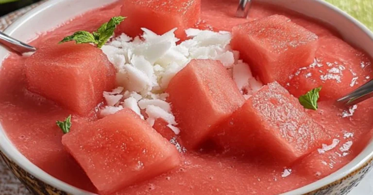 Frozen Smoothie Bowl all’Anguria: Fresco, Facile e Goloso!