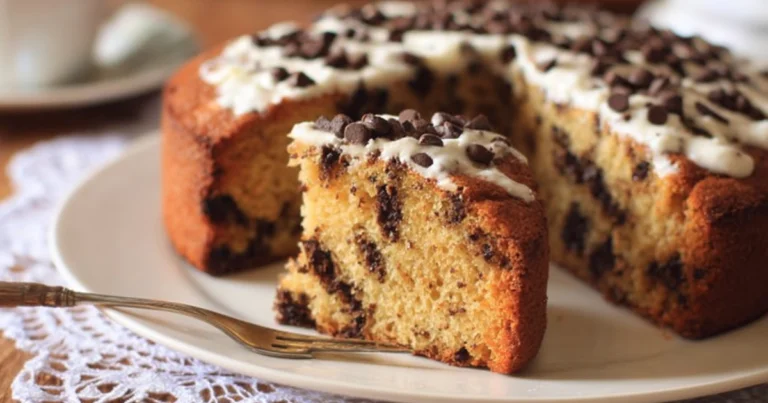 Torta Stracciatella: soffice e irresistibile con gocce di cioccolato