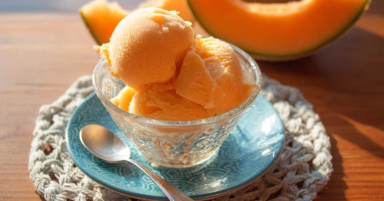 Gelato al Melone fatto in casa (senza gelatiera!) – Freschissimo e profumato