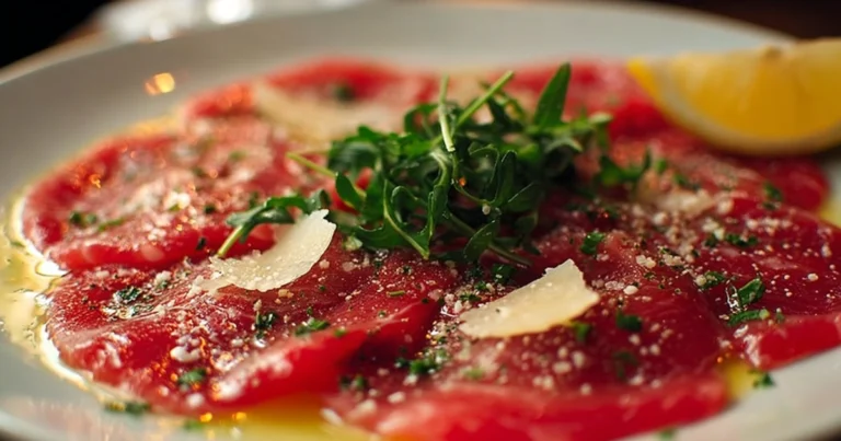 Carpaccio di Manzo: Il Piatto Elegante che Esalta la Semplicità