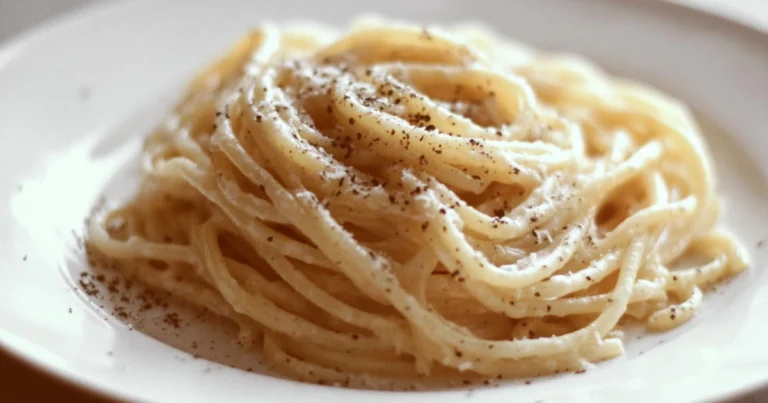 Cacio e Pepe: La Ricetta Romana Più Cremosa e Autentica