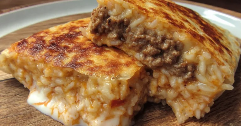 Burrito Tex-Mex con formaggio grigliato: croccante, filante e irresistibile