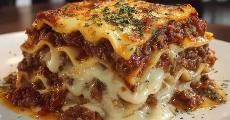 Lasagna Cheeseburger alla Parmigiana e Aglio: un trionfo di sapori comfort