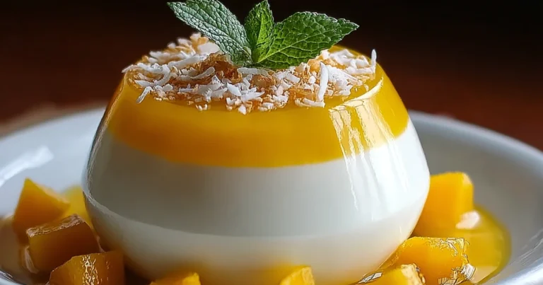 Panna Cotta Mango e Cocco: Il Dolce Tropicale che Stupisce