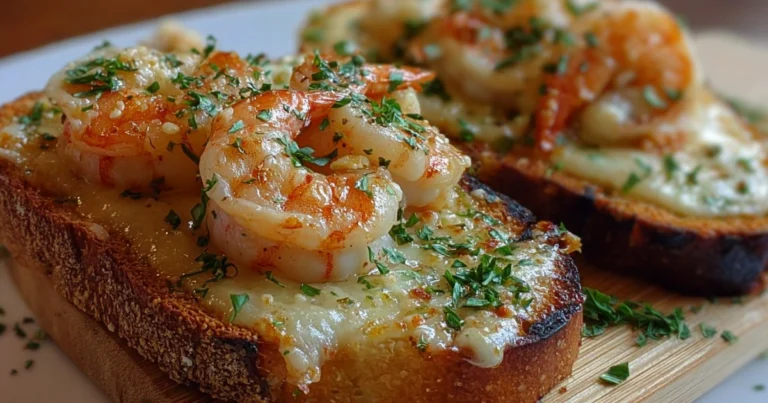 Toast di Gamberi al Formaggio con Pane all’Aglio: Il panino gourmet che conquista tutti