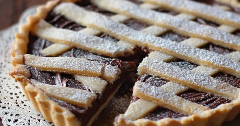 Crostata alla Nutella Morbida e Cremosa  Il Dolce Perfetto che Conquista al Primo Morso