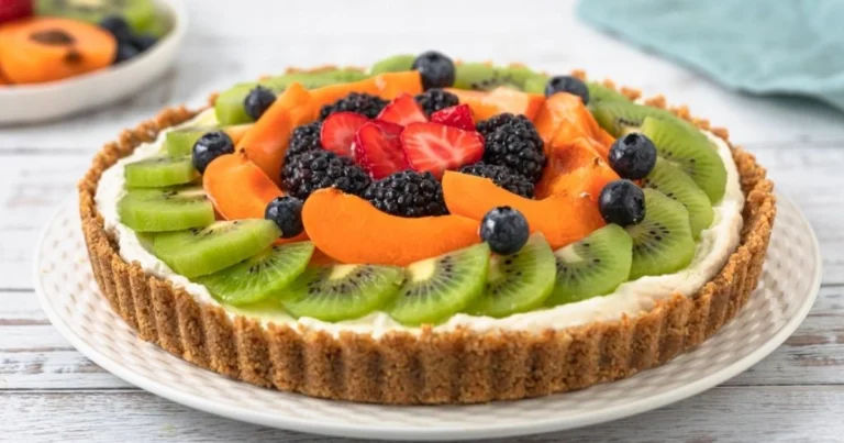 Crostata Senza Cottura con Frutta Fresca – Dolce Estivo Facile & Colorato