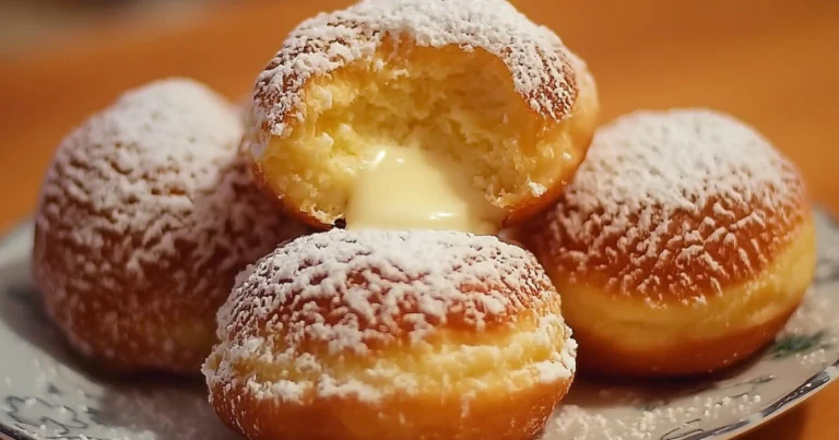 Bomboloni alla Crema: la Ricetta Autentica per un Dolce Italiano Soffice e Goloso