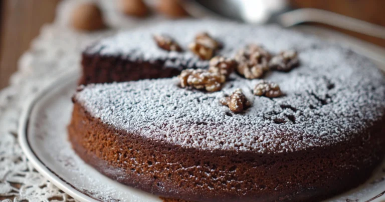 Torta di Noci e Cioccolato Fondente: Il Dolce Rustico e Goloso che Scalda il Cuore