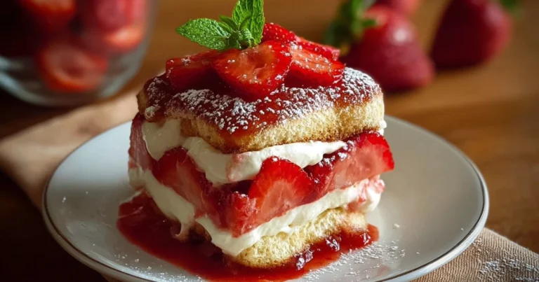 Tiramisù alle Fragole: Dolce Estivo Fresco e Senza Caffè