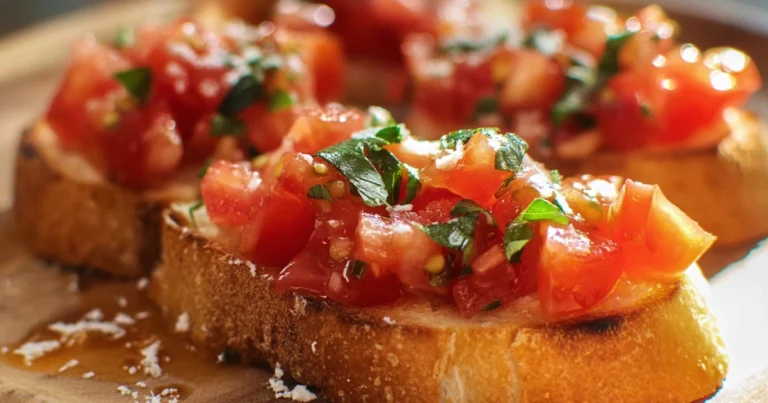 Bruschetta Classica Italiana: La Ricetta Tradizionale che Profuma d’Estate