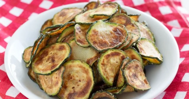 Chips Croccanti di Zucchine al Forno con Parmigiano e Origano