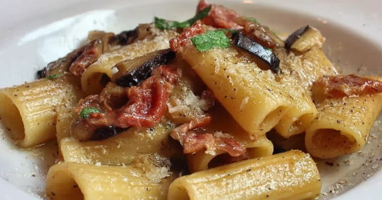 Paccheri alle Melanzane: la Pasta Mediterranea che Profuma d’Estate