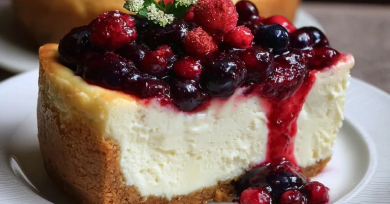 Cheesecake favola ai frutti di bosco: cremosa, profumata e semplicemente irresistibile