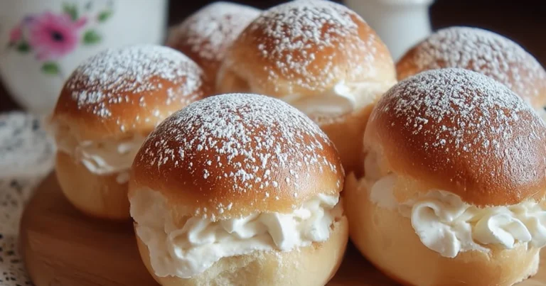 Brioche Nuvole di Paradiso con Crema Paradiso: Il Dolce che Abbraccia il Cuore
