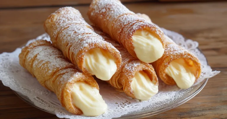 Cannoncini alla Crema Pasticcera: La Ricetta Perfetta per un Dolce Irresistibile
