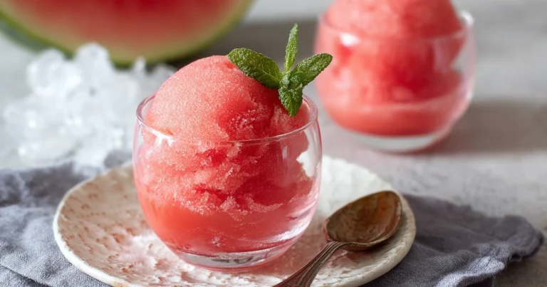 Sorbetto all’Anguria con Albumi: La Ricetta Fresca, Leggera e Cremosa per l’Estate!