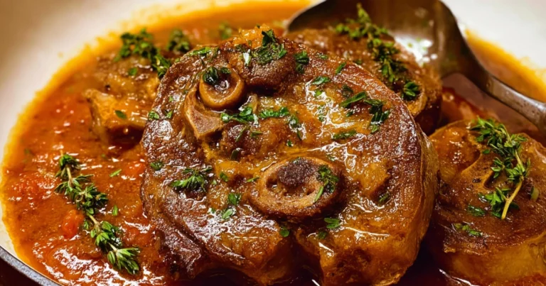 Osso Buco alla Milanese: la ricetta tradizionale per un secondo piatto italiano ricco di sapore