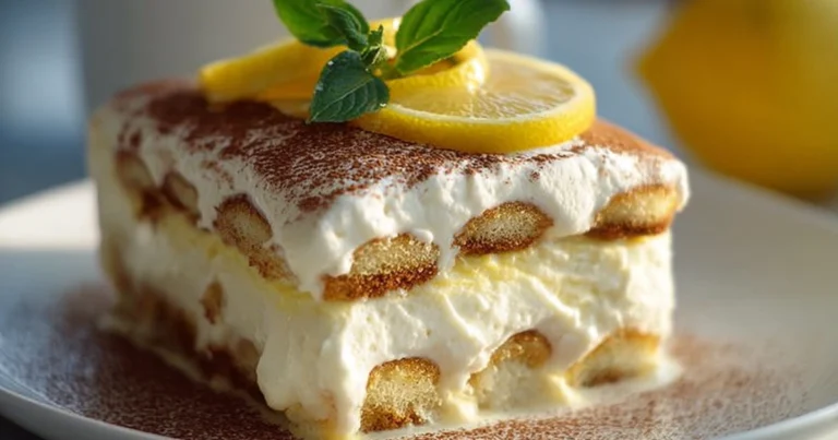 Tiramisù al limone: ricetta estiva, fresca e profumatissima