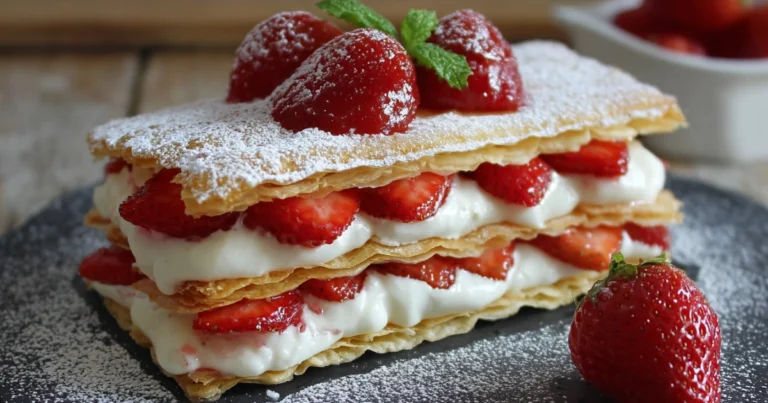 Millefoglie alle Fragole: la Ricetta Facile e Golosa per un Dessert da Pasticceria