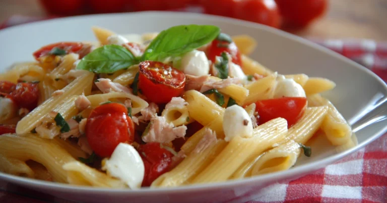 Pasta fredda tonno, pomodorini e mozzarelline: la ricetta estiva semplice e gustosa