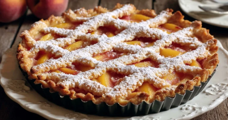 Crostata di Pesche e Amaretti: Ricetta Tradizionale con Consigli Professionali