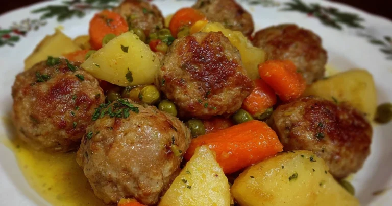 Polpette con Piselli, Patate e Carote: la Ricetta Tradizionale per un Secondo Gustoso