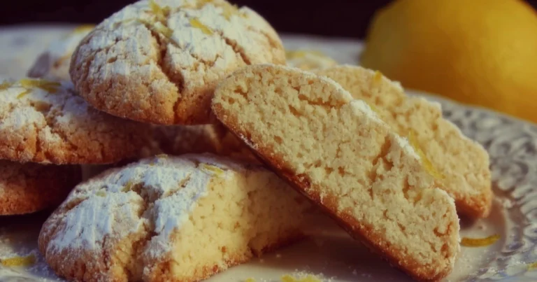 Biscotti al Profumo di Limone: La Dolcezza della Sera