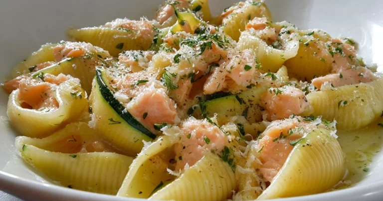 Conchiglioni Salmone e Zucchine: La Ricetta di un Primo Piatto Gustoso e Ricco