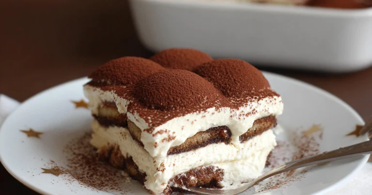 Tiramisù al cioccolato e caffè senza mascarpone