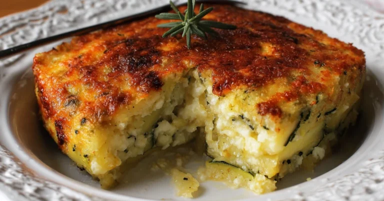 Sformato di zucchine e patate leggero e saporito