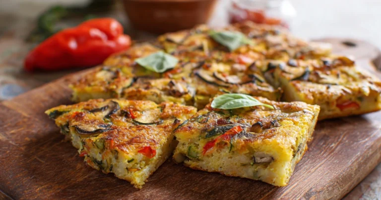 Farinata di ceci alle verdure