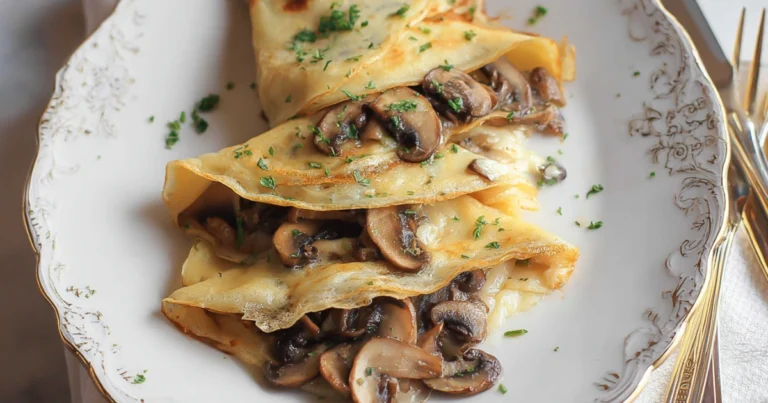 Fagottini di crêpes ai funghi: ricetta cremosa e raffinata per stupire a tavola