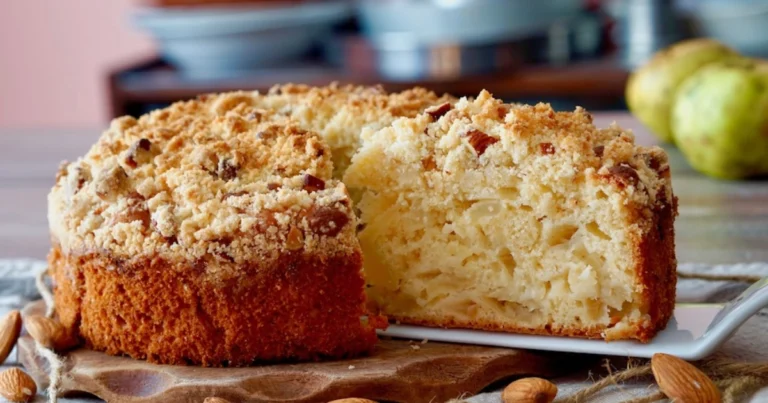 Torta di farina d’avena con mele e noci: ricetta sana e nutriente